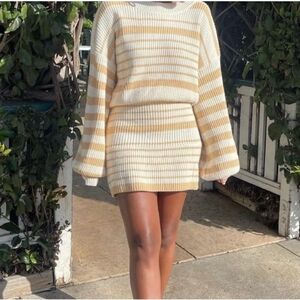 Sabo Skirt Eliana Knitted Sweater Mini Dress